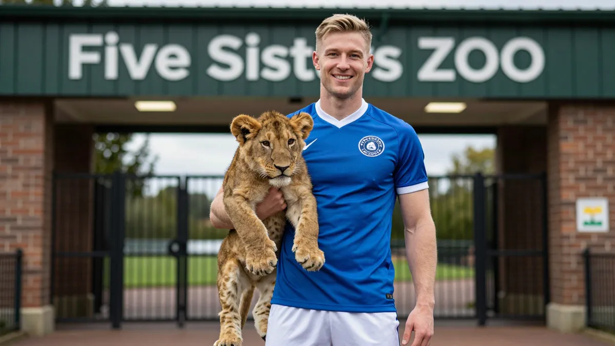 Livingston FC Players to Visit Five Sisters Zoo for World Lion Day