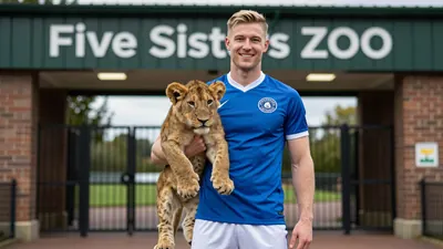 Livingston FC Players to Visit Five Sisters Zoo for World Lion Day